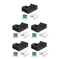 thumbnail image 1 of Yuarrent Estación de Cargadores de pantalla LCD recargables de seguridad 4 Suministros de accesorios de alimentación multifuncionales de alto Type2 NO2, 1 of 6