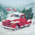 thumbnail image 1 of Servilletas desechables European Excellency Christmas Red Truck, 40 unidades, 1 of 6