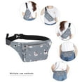 thumbnail image 6 of Fanny Pack for Women Men,Crossbody Fanny Pack Water Resistant Sports Waist Bag Pack, Belt Bag for Travel Hiking Running, 6 of 7