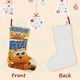 thumbnail image 3 of Garfield (2) Tema: Calcetines de Navidad, fino lino blanco para colgar en escaleras y chimenea, decoración navideña para el hogar, regalo de Navidad. 45cm × 32cm, 3 of 5