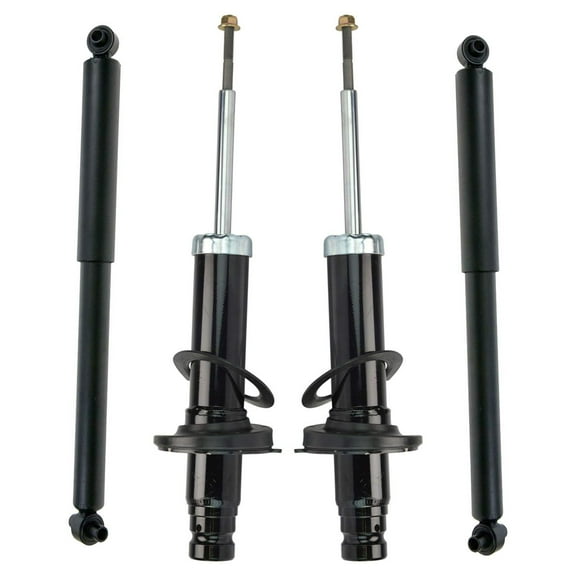 TRQ Front & Rear Shock Absorber Set of 4 for Trailblazer GMC Envoy Rainier SBA60144