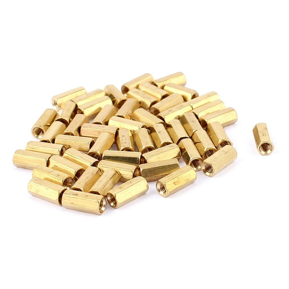Unique Bargains 49Pcs M3 x 11mm Female Thread Hex Standoff Hexagonal Spacer