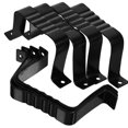 thumbnail image 1 of QUMIIRITY 8Pcs Aluminum Alloy Downspout Strap Black for Gutter Accessories, 1 of 7