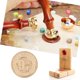 thumbnail image 5 of Cuadros Decorativos Mini cera de lacre de la cabeza del sello de la cera de la moda para el regalo de Navidad del poste del sobre de la tarjeta de felicitación JShteea  Nuevos Originales, 5 of 9