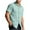 Green, variant on Men's Linen Shirts Casual Button Down Short Sleeve Shirt Solid Spread Collar Summer Beach Vacation Shirts Untucked Tops