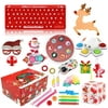Spring hue Fidget Advent Calendar 2021 Christmas Countdown Calendar 27 Days Pop Bubble Sensory Fidget Toys Packs for Christmas Gift Boxes