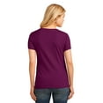 thumbnail image 2 of Port & Company LPC54V Ladies Core Cotton V-Neck Tees, Raspberry - Medium, 2 of 6