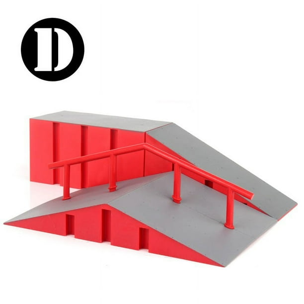 Fiudx Ofertas Flash Del Día Kit De Parques De Patinaje, Piezas De Rampa Para Monopatín De Dedo, Diapasón, Parques De Patinaje