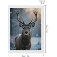 thumbnail image 2 of Diamond Art Kits for Adults - Snowy Deer Winter Scene_A 5d Diamond Painting for Adults, Diamond Art for Adults Beginners, Frameless Diamond Painting Kits for Adults for Home Wall Decor, 2 of 7
