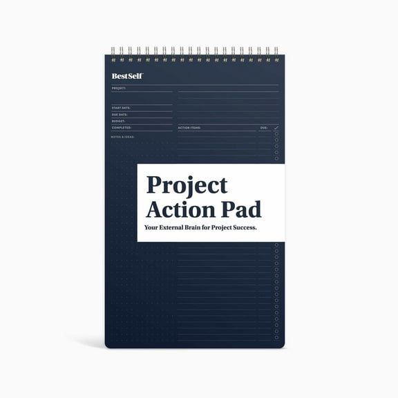 BestSelf Co. Project Action Pad - Project Planner Notebook
