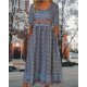 thumbnail image 2 of Vestido Medlor para mujer, estampado floral bohemio, maxi, verano 2025, talla grande, 2 of 6