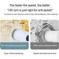 thumbnail image 6 of Electric Spin Scrubber with 5 Brush Heads Cordless Dish Scrubber Brush (White), 6 of 9
