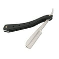 thumbnail image 2 of Men's Straight Edge Razor Zinc Alloy Wooden Handle Razor for Barber Home (without Blade), 2 of 15