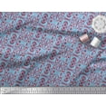 thumbnail image 3 of Soimoi Rayon Crepe Fabric Damask Ethnic Print Sewing Fabric Yard 46 Inch Wide, 3 of 3