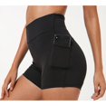 thumbnail image 3 of Women's Quick-Dry Athletic Sports Running Workout Yoga Stretch Shorts, 3 of 4