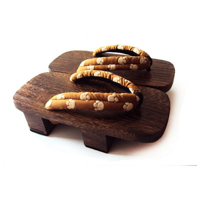 Cosplay Costumes Japanese Clogs Wooden Geta Slippers Man Women Sandals Flip-flops Kimono Two-teeth Clogs
