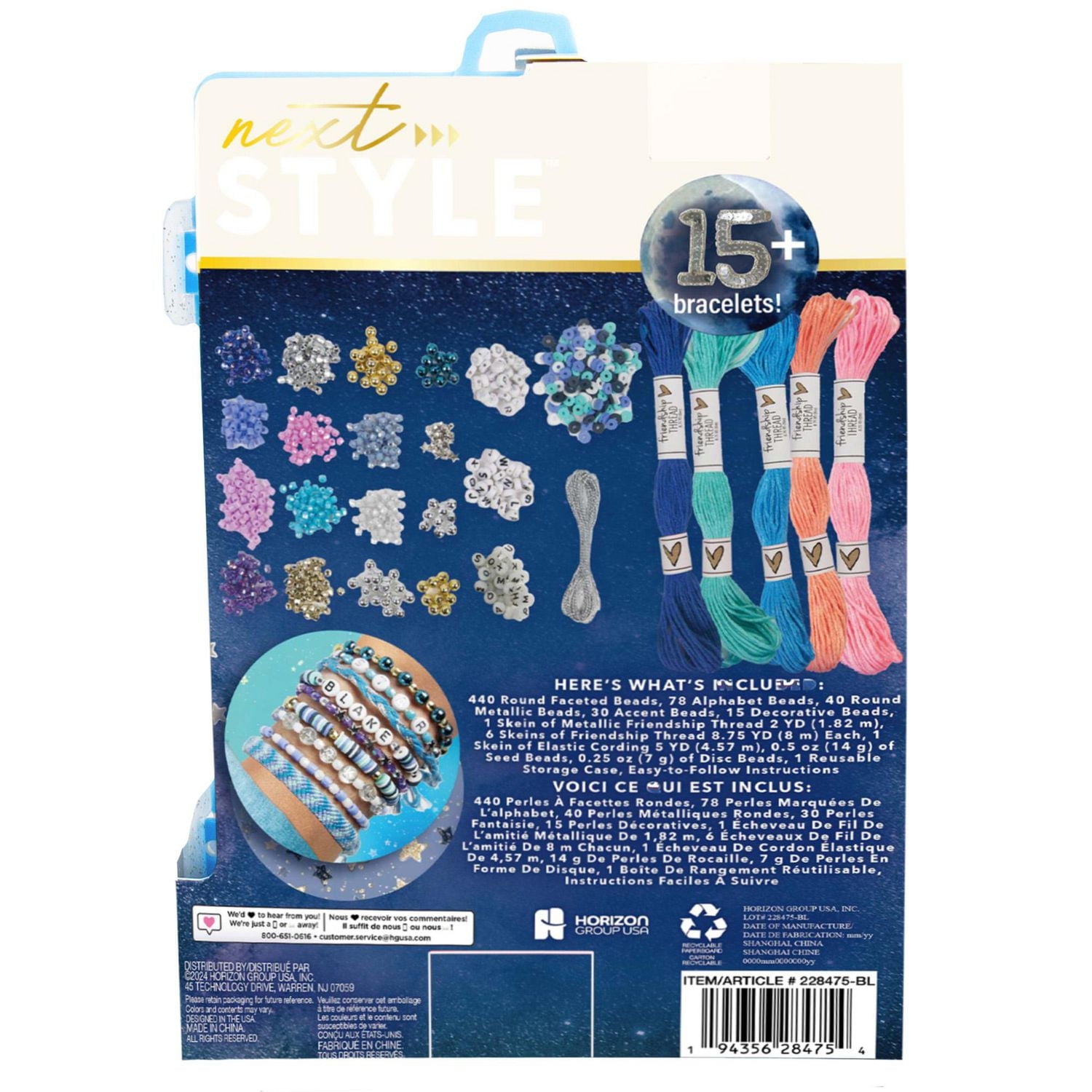 Next Style D.I.Y. Midnights Friendship Bracelets, Ages 8 and up