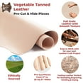 thumbnail image 5 of ELW 8-10 FT Vegetable Tanned Leather 3-4 oz 1.2-1.6mm Thickness Pre-Cut..., 5 of 11