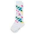 thumbnail image 3 of MeMoi Girls Stretch Cotton "Splatter Paint" Knee Sock - Girls - Female, 14, White, 3 of 3
