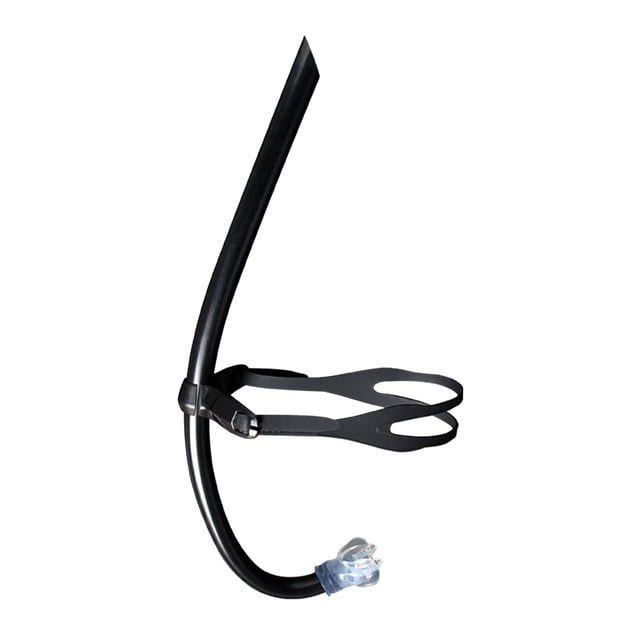 Front Mount Swim Training Snorkel - Hydrodynamic Design with Purge Valve for Lap Swimming Triathlons