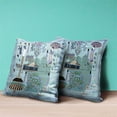 thumbnail image 5 of Amrita Sen Designs CAPL985FSDS-ZP-18x18 18 x 18 in. City Palace Suede Zippered Pillow with Insert - Grey, Beige & Blue, 5 of 5