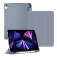 thumbnail image 1 of Adecuado para iPad, funda protectora con ranura para bolígrafo, funda de cuero con atracción magnética, funda blanda de TPU de tres pliegues, 1 of 4