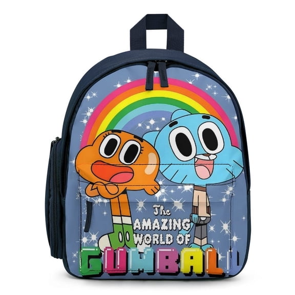 The Amazing World of Gumball Cute Cartoon backpack travel bag adjustable shoulder straps One size