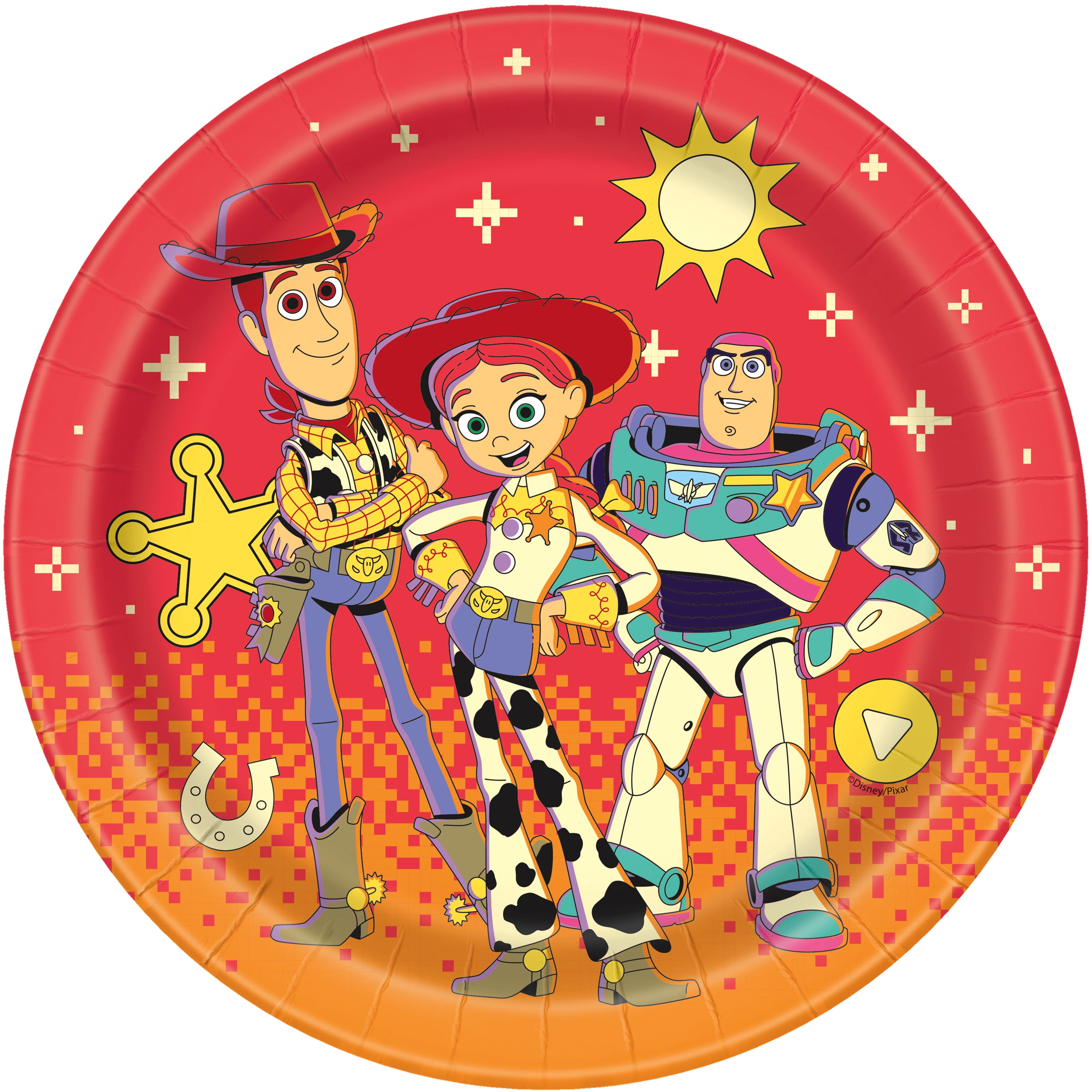 Toy Story 8 Count 8.5IN Multicolor Dinner Paper Plates