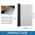 thumbnail image 3 of Unique Bargains Self Adhesive Leather Repair Patch Strong Stickiness Leather Repair Tape Leather 1 Pcs Black 17" x 79", 3 of 6