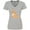 AC-Heather Grey, variant on Inktastic Easter Cute Floppy Ear Brown Bunny Women's V-Neck T-Shirt