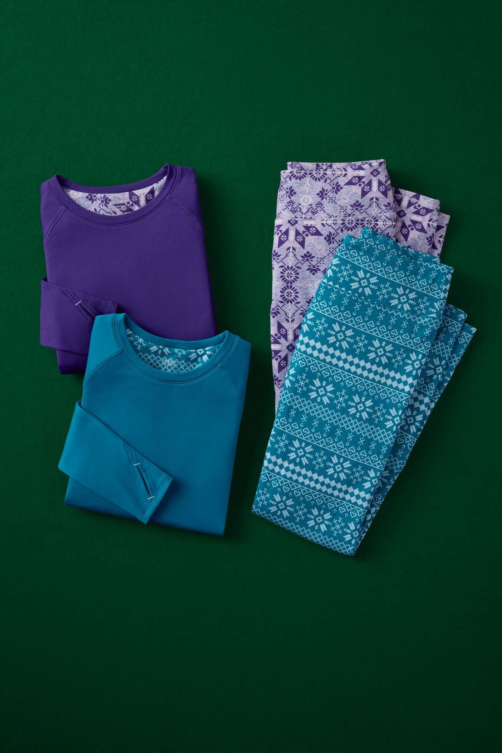 ClimateRight by Cuddl Duds Base Layer 2-piece Base layer Top and Legging Set (Women's and Women's Plus)