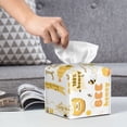 thumbnail image 5 of Uemuo Farm Bee Cute Honey Tissue Box Cover Holder, Square with Bottom Belt - PVC Leather Decorative Organizer for Tabletop, Bathroom, Car, Office, 5 of 8