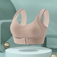 thumbnail image 2 of Women Bra Large Size Underwear Receiving Vest Underwear Seamless Underwear Front Buckle Chest Gathering, 2 of 4