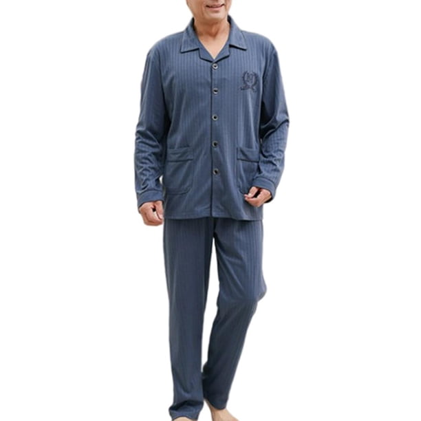 Loungewear de 100% Zulema con botones y pantalones Estilo 4 75 cm