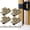 Copper, variant on 1/2 Inch Overlay Cabinet Hinges, Matte Black Self-Closing Semi-Concealed Partial Wrap Face Frame Hinges for Kitchen Cupboard Doors, Bathroom Vanity Hardware, Durable Home Improvement Replacement