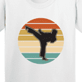 thumbnail image 4 of Inktastic Karate Martial Arts Silhouette Youth T-Shirt, 4 of 5