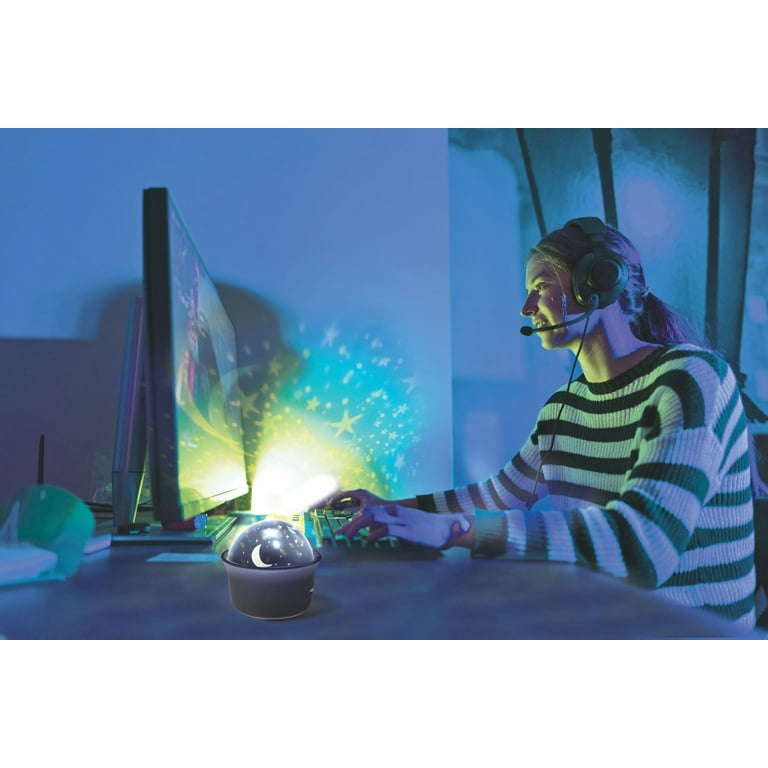 Ledeez Mini Star Light Projector, Magnetic Base, 3 Color Rotation