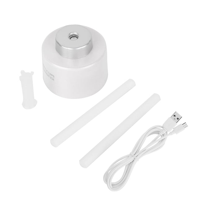 USB portátil mini tapas de botellas de agua humidificador aroma difusor de aire fabricante de niebla (blanco)