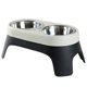thumbnail image 1 of Dog Elevated Feeder Anti Knock Stainless Steel Raised Dog Bowl Elevated Bowls for Dog Cat Bowl, 1 of 5