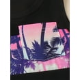 thumbnail image 6 of Suealasg Toddler Boys Girls Summer Clothes Sleeveless Round Neck Tropical Print Tank Tops Elastic Shorts Set 6M 1T 2T 3T Baby Beach Vacation Outfits, 6 of 7