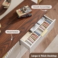 thumbnail image 4 of BouPower 6 Drawer Dresser for Bedroom,Modern Chest of Drawers,Wood Storage Double Dresser with Drawers for Living Room,Hallway Entryway, 4 of 6