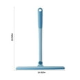 thumbnail image 3 of Shower Squeegee, Rotatable Window Scraper, 360° Glass Cleaner, Bathroom Mirror Wiper, Soft Rubber Blade, 13 Inch Long Handle, Hanging Storage Design, 3 of 8