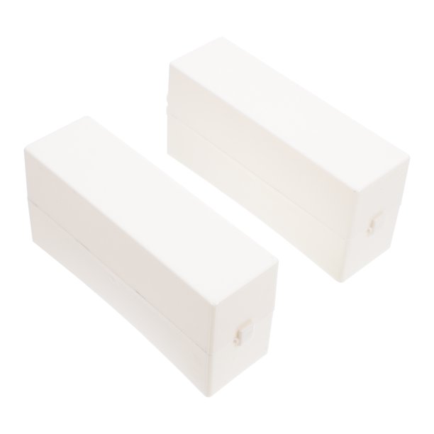 2pcs Caídas de molienda de uñas Caja de 30 orificios de uñas Bits de taladro de arte contenedores de caja de almacenamiento