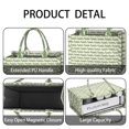 thumbnail image 4 of Large Capacity Tote Bag,Green Cartoon Crocodiles Hearts Pattern Handbag Fashion Luxury Tote Bag,15.7"x13"x 5.1" Inches,Laptop Compatible, 4 of 6