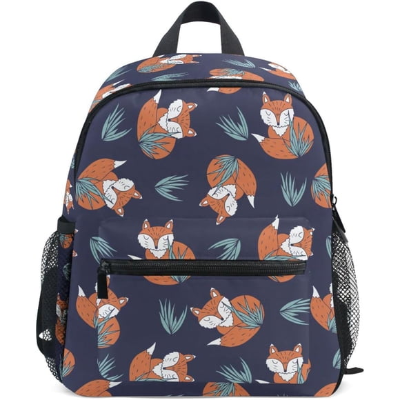 12inch Backpack Cute Fox Preschool School Bag Bookbag Casual Daypack Cute Fox Rucksack Backpacks