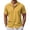Yellow, variant on Men's Short Sleeve Shirt Lightweight Casual Button down Top for Summer,Beach Vacation,Breathable Hollow Out Texture Shirt for Men Khaki L