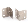thumbnail image 2 of Unique Bargains 10 Pcs 25mmx25mmx32mm Attache d'Angle en Métal en Forme de L Support de Fixation, 2 of 3