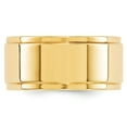thumbnail image 6 of 14K Yellow Gold 10mm Flat with Step Edge Band Ring Size 13, 6 of 7
