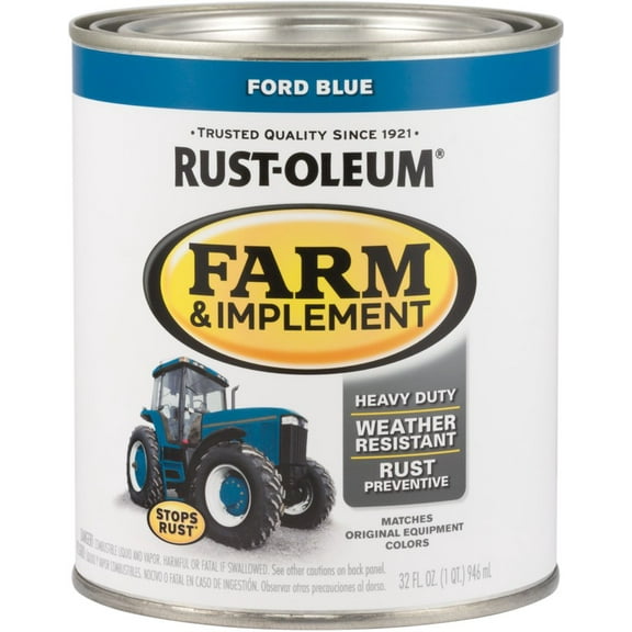 Rust-Oleum 1 Quart Ford Blue Gloss Farm & Implement Enamel 280153