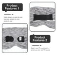 thumbnail image 4 of Minkissy 1 Set Grey VR Headset Eye Cover Fabric for Sweat Protection during VR Use, 4 of 4